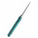 Tenable Parr G011B3 – 3.12" Reverse Tanto 14C28N Blade, Tiffany Blue G10 Handle, Kydex Sheath – Designed by Jonathan Styles