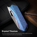 Remette RT-Woodpecker 2.95" M390 Reverse Tanto Knife – Crystallized Titanium Handle RTWP-IB