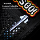 Remette RT-Squirrel RTDP-V – 2.83" M390 Drop Point Folding Knife with Titanium Handle