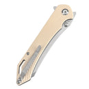 Tenable Colibri Tech T1060A4 – 4.64" Stonewashed Nitro-V Blade, Ivory White G10 Handle