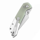 Tenable Fenrir T1034S7 – 3.45" Stonewashed 14C28N Blade, Jade G10 + Plain Aluminum Handle