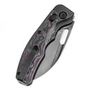 Kansept Vivid 3.04'' Mirror DLC CPM S35VN Blackwashed Titanium with Purple Haze Fatcarbon K1094V4
