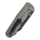 Kansept Superhawk 3.89'' CPM-S35VN Blackwash Titanium & Shred Carbon Fiber-K1084B2