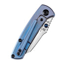Kansept Little Main Street 2.26" Satin CPM-S35VN  Blue Anodized Titanium K2015A3