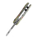 Kansept Mini Korvid 1.45" Stonewashed 154CM G10 with Undead Print-Yellow T3030B4