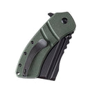 Kansept XL Korvid 3.55" 154CM Green Micarta T1030B4