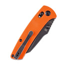 Kansept Main Street 3.36" Black Stonewashed 154CM Orange G10 T1015V2