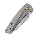 Kansept Little Main Street 2.26" Stonewashed CPM-S35VN Titanium Gray K2015A1