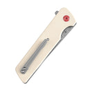 Kansept Anomaly 3.14" Damascus Ivory G10 K2038A5