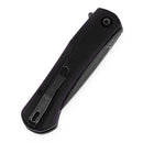 Tenable Kratos T1024A3 – 3.79" Nitro-V Blackwash Drop Point Blade, Black & Purple G10 Handle, Liner Lock – Designed by Ostap Hel