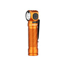 Olight Perun 3 Headlamp – Orange | 3,000 Lm Rechargeable Right‑Angle Headlamp with Dual White & Red Light Modes