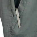 Kubey Blackout Folding Knife 3.15" M390 Satin & Sandblast Drop Point Blade Gray Titanium Handle Frame Lock KB259B
