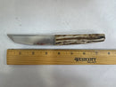North Mountain Blade Chop Mini Fixed 3.5" SLD-Magic Full Tang Steel Deer Antlers Handle