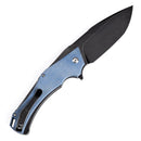 Kansept Hellx 3.6" D2 Blue Micarta T1008F3