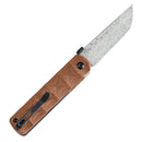 Kansept BTF 3.24" Damascus Brown Micarta K1064A4