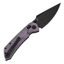 Tenable Fenrir T1034V4 – Purple Micarta, 3.48" Blackwashed Nitro-V Blade, Sparrow Knife Co. Design