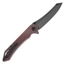 Tenable Colibri Tech T1060A1 – 4.34" Blackwash Nitro-V Blade, Black & Red G10 Handle