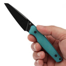 Tenable Parr G011B3 – 3.12" Reverse Tanto 14C28N Blade, Tiffany Blue G10 Handle, Kydex Sheath – Designed by Jonathan Styles