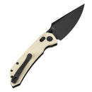 Tenable Fenrir T1034V11 – Ivory White G10, 3.48" Blackwashed Nitro-V Blade, Sparrow Knife Co. Design