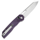 Tenable Shard 3.47" Stonewashed 14C28N Purple G10 with Diamond Pattern T1006V5