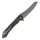 Tenable Colibri Tech T1060A2 – 4.34" Gray TiCN-Coated Nitro-V Blade, Black & Green G10 Handle