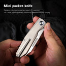 REMETTE RT-Squirrel Folding Knife – M390 Premium Blade with Titanium Handle | RTDP-G