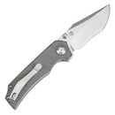 Tenable Fermi T1122A3 – 3.11" Stonewashed 14C28N Blade, Black Micarta Handle with Liner Lock