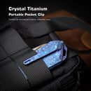 Remette RT-Woodpecker 2.95" M390 Reverse Tanto Knife – Crystallized Titanium Handle RTWP-IB