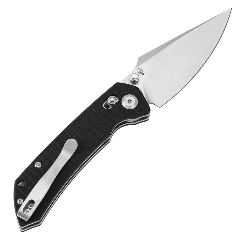 Tenable Fenrir T1034V7 – Black G10 Frag Pattern, 3.48" Stonewashed Nitro-V Blade, Sparrow Knife Co. Design