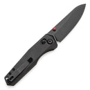 Tenable Beaver T1105V5 – 3.44" Blackwash Nitro-V Drop Point Blade, Black Anodized Aluminum Handle with Crossbar Lock