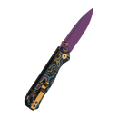 QSP Ferret Mardi Gras Exclusive 3in Nitro V Purple Blade G10 Handles