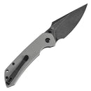 Tenable Fenrir T1034F3 – 3.45" Blackwash 14C28N Blade, Grey G10 Handle