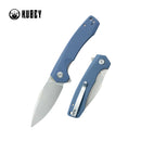 Kubey Knife Calyce 3.27" AUS-10 Blue G10 KUB901M
