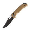 SRM Retriever 3.54" Black Stonewash Blade Tan G10 Handle 9201-GW