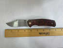 North Mountain Blade Generation Jellyfish 4th Generation 3.5in M390 Blade Red Ceramic Carbon Fiber Handle
