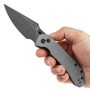 Tenable Fenrir T1034F3 – 3.45" Blackwash 14C28N Blade, Grey G10 Handle