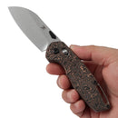 Kansept Model 6 K1022V2 – 3.1" CPM S35VN Blade, Copper Carbon Fiber Handle with Crossbar Lock (Nick Swan Design)