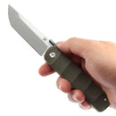 Kansept BTF 3.24" Stonewashed CPM S35VN Green G10 K1064A1