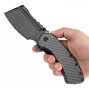 Kansept XL Korvid 3.55" CPM S35VN Carbon Fiber and G10 Black K1030A10