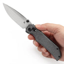 Tenable Eaglestrike T1095V1 – 3.73" Satin Nitro-V Drop Point Blade, Black Micarta Handle with Crossbar Lock