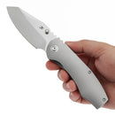 CAVEMAN Stonewashed CPM 20CV Stonewashed Titanium