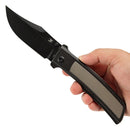 Bison Blackwash CPM S35VN Blackwash Titanium