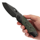 CAVEMAN Blackwash CPM 20CV Blackwash Titanium, Jungle Wear Fatcarbon