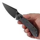 Tenable Fenrir T1034V3 – Black Micarta, 3.48" Blackwashed Nitro-V Blade, Sparrow Knife Co. Design