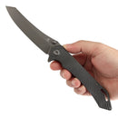 Tenable Colibri Tech T1060A2 – 4.34" Gray TiCN-Coated Nitro-V Blade, Black & Green G10 Handle
