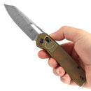 Tenable Shard 3.47" Damascus Amber PEI T1006V7