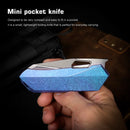 Remette RT-Woodpecker 2.95" M390 Reverse Tanto Knife – Crystallized Titanium Handle RTWP-IB