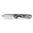 Vosteed Raccoon Folding Knife 3.25in Nitro-V Steel Raffir Noble Handles Cross-Bar Lock
