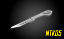 NITECORE NTK05 TITANIUM FOLDING SCALPEL KEYCHAIN KNIFE