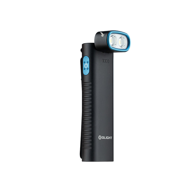 olight arkfeld flat flashlight 1000 lumens Olight Arkfeld Arkflex Adjustable Right Angle 1000 Lumen Rechargeable